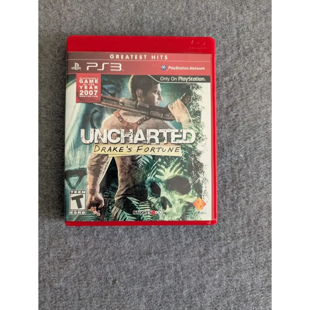 Uncharted Trilogy Bundle PS3 - Drake's Fortune, Among Thieves, Drake's Deception